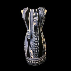 NWOT Elie Tahari Multi Pattern Dress-4